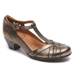 Cobb Hill Rockport low heel Mary Jane pumps bronze